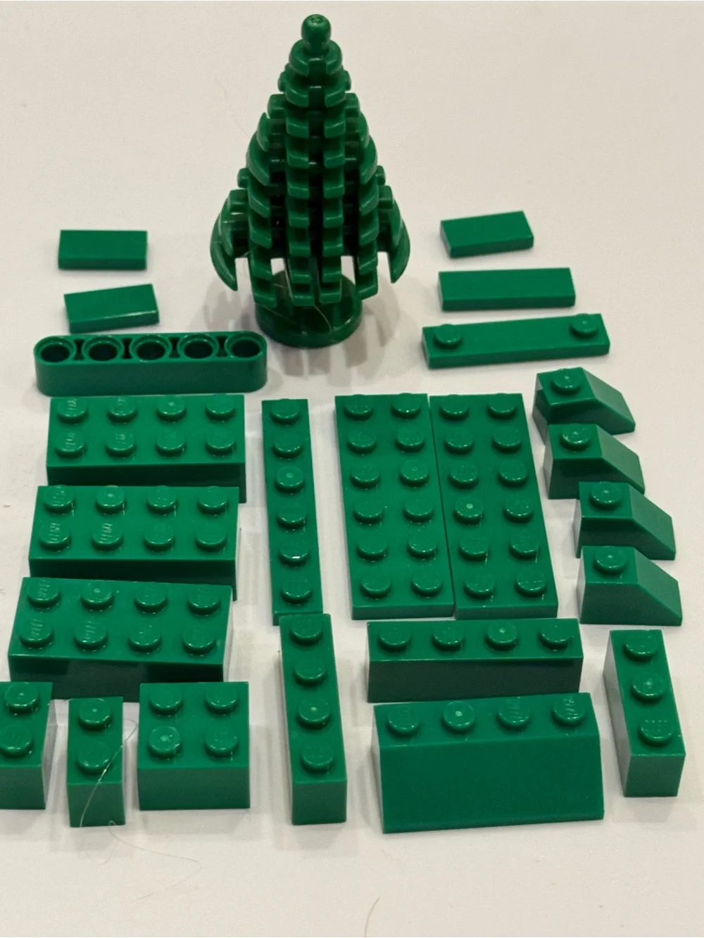 LEGO Green Blocks Parts Pieces Lot